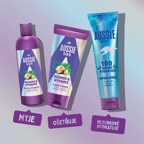 Aussie Sos Blonde Hydrate Hydrata N Kondicion R Pro Blond Vlasy Notino Cz