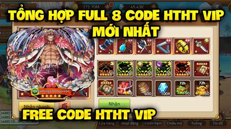 Cập Nhật Full 8 Code Huyền Thoại Hải Tặc Mới Update Sự Kiện Nhận Code