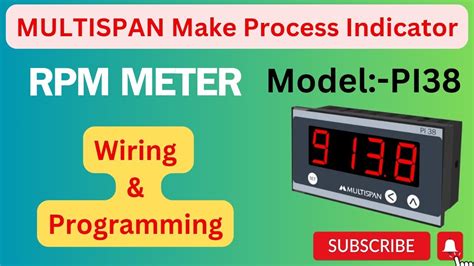 Multispan Make Rpm Meter Programming And Wiring Pi Youtube