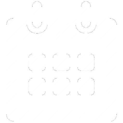 White Calendar Icon #257132 - Free Icons Library