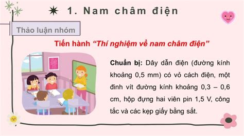 Tải giáo án Powerpoint KHTN 7 CTST bài 21 Nam châm điện 1 tiết