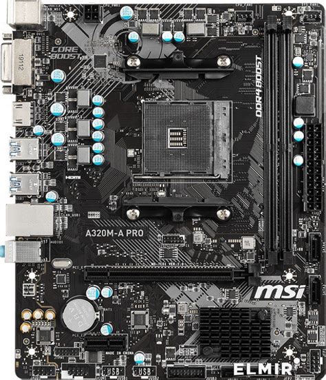 Материнская плата MSI A320M-A Pro s-AM4 A320 купить | Elmir - цена ...