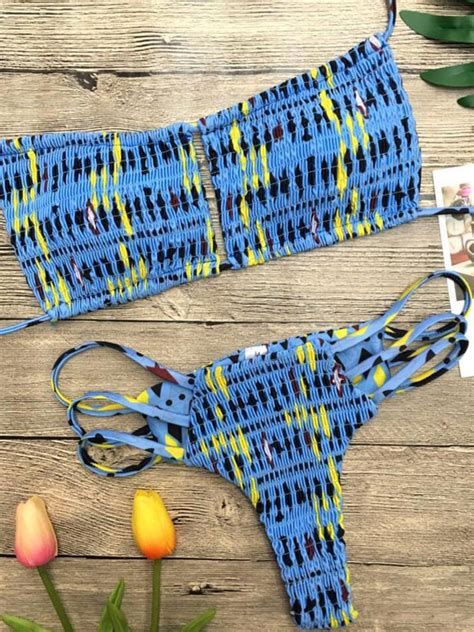 Bikini Maillot De Bain En Plis Taille Haute Avec Bretelles Avec Epaule D Nud E Bicolores Maillot
