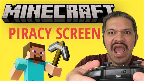 Minecraft Anti Piracy Screen Youtube Anti Piracy Minecraft Piracy