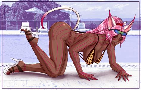 Nidalee Pink Chroma By Nira Moli Hentai Foundry