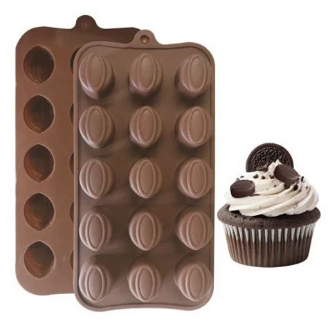 15 Silicone Almond Chocolate Mould MB 1009 For Bakery At Rs 35 Piece