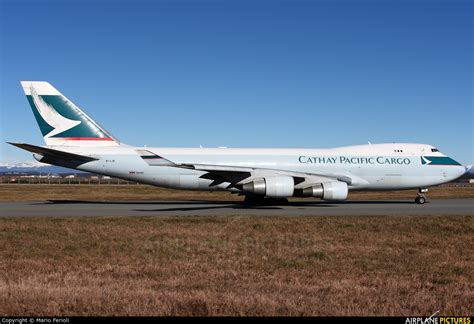 B Lib Cathay Pacific Cargo Boeing 747 400f Erf At Milan Malpensa