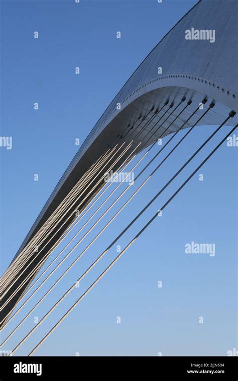 Concrete And Cable Stock Photo Alamy