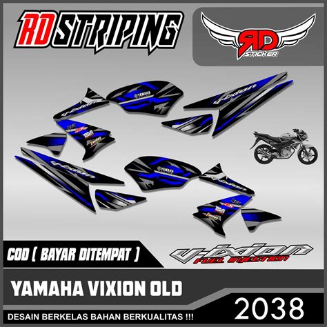 Striping Sticker Yamaha Vixion Old Graphic Lis Line Racing Style