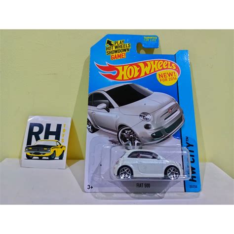 Jual Hot Wheels Fiat 500 Putih Merah Biru Polos Shopee Indonesia