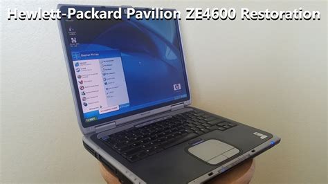 Restoring A 2003 Hp Pavilion Ze4600 Laptop Youtube