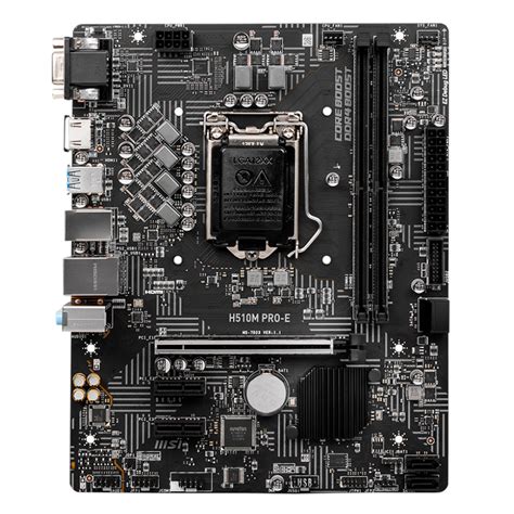 Motherboard Msi H M Pro E Chipset Intel H Lga Matx