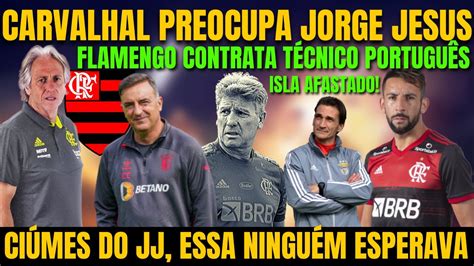 FLAMENGO CONTRATA TÉCNICO PORTUGUÊS JJ CIÚMES DE CARVALHAL