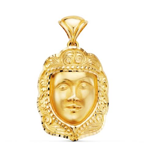 Medallas Virgen Del Rocío Oro 18k Alda Joyeros