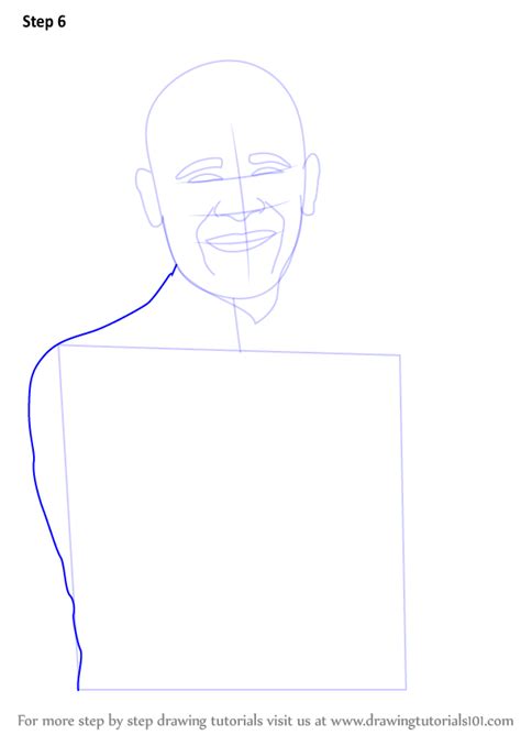 How To Draw Barack Obama For Kids