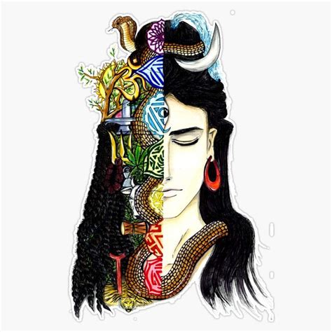 Lord Shiva Sticker Vinyl Bumper Sticker Decal Ubuy India