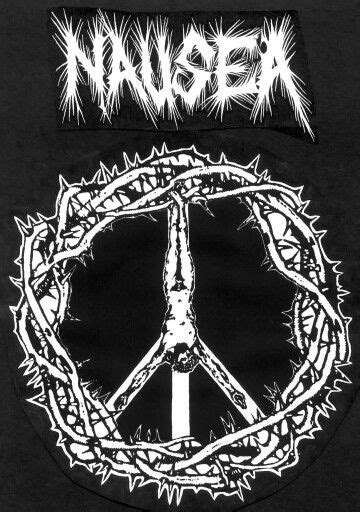 Nausea Crust Punk Album Art Graphic Design Posters