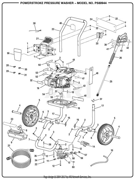 Homelite Ps Powerstroke Pressure Washer Parts Diagram For General