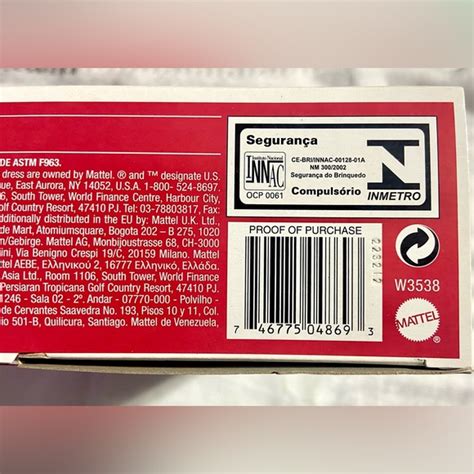 Barbie Toys Holiday Barbie Collector Doll Brown Black Brunette Hair Red Dress W New