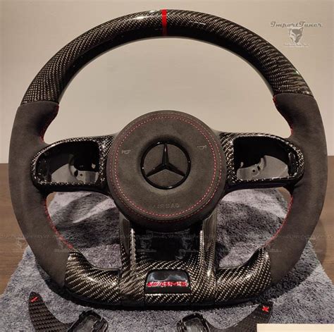 Volante Mercedes Amg Fibra Carbono Importtuner