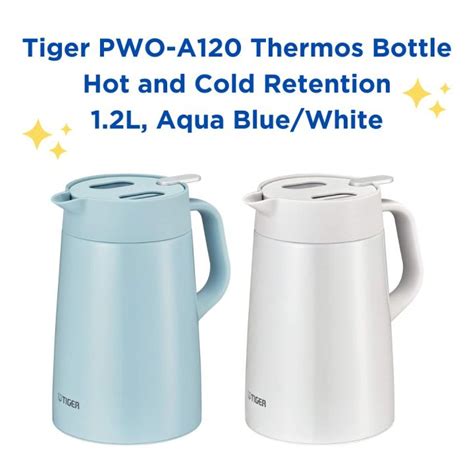 Tiger PWO A120AC PWO A120W Thermos Bottle Hot And Cold Retention