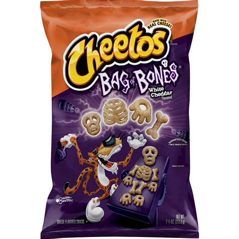 Cheetos Bag Of Bones White Cheddar Cheese Flavored Snacks 75 Oz