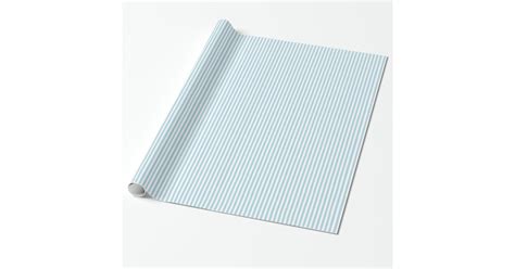 Light Blue Stripes Wrapping Paper | Zazzle