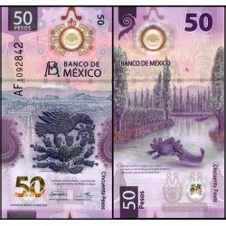 Mexico Pesos Pick New Polymer Unc