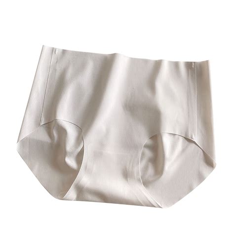 Ichuanyi Women S Ice Silk Seamless Peach Butt Comfort Lightweight Naked Hip Lift Mid Waist