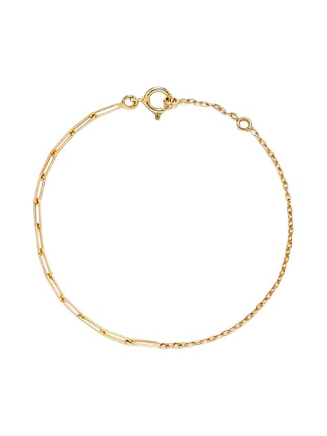 Nude Pm Solitaire Bracelet Yellow Gold By Yvonne Leon Finematter