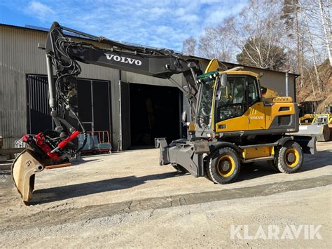 Hjulgrävare Volvo EW160D, Göteborg, Klaravik auktioner