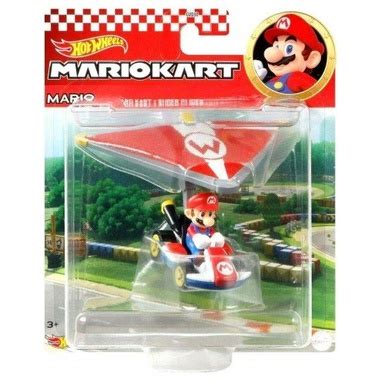 Hot Wheels Mario Kart Glider Mario Gvd Shopee Thailand