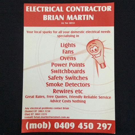 Brian Martin Electrical Brisbane Qld