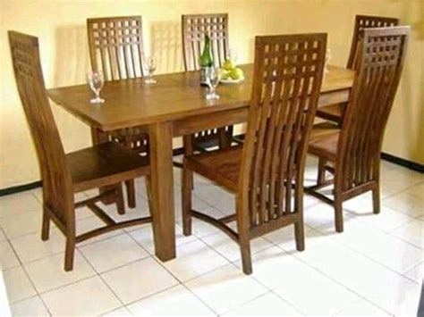 Jual Meja Makan Kayu Jati Solid Di Lapak Amn Jepara Furniture Bukalapak