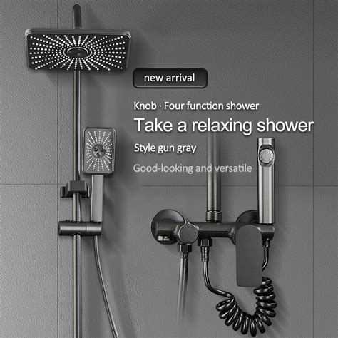 Fpx In Stainless Steel Skate Hot And Cold Shower Set With Faucet