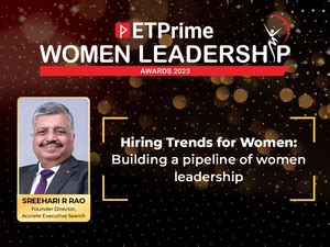 Women In Leadership Accrete Founder Sreehari R Rao On Correcting