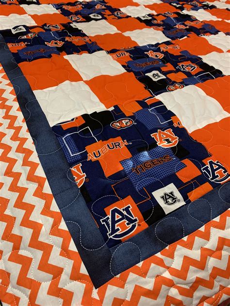 Auburn University Quilt Etsy Quilts Auburn University Handmade Quilts