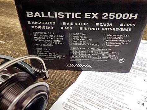 Review Of Daiwa Ballistic Ex 2500h Spinning Reel Dizzyfish Kayak Fishing