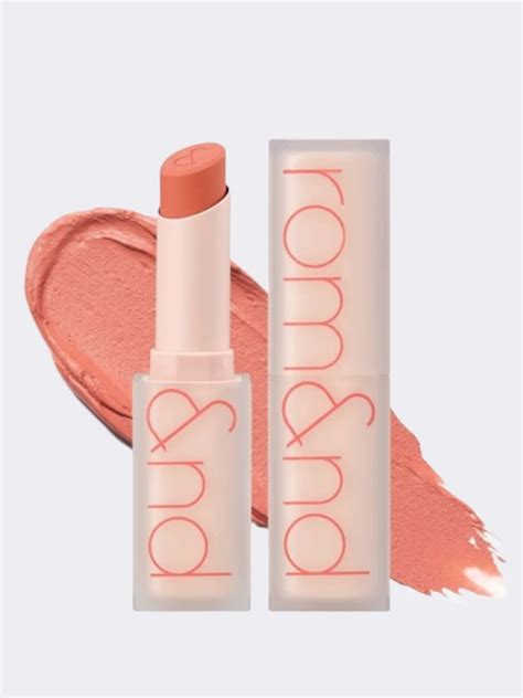 Мягкая кремовая помада в нюдовом оттенке rom nd Zero Matte Lipstick 09 Shell Nude Купить в