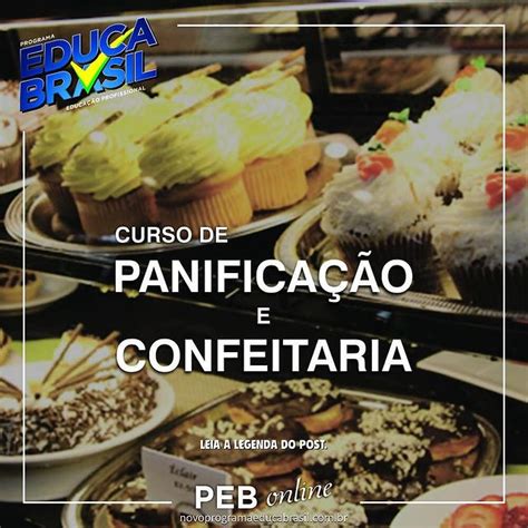 Curso de Panificação e Confeitaria - Blog do PEB