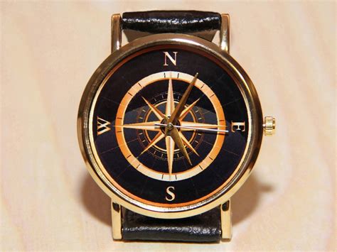 Watches Compass, Women's Watch, Men's Watches, Travel Watch, Wrist Watch With Compass, Watch ...