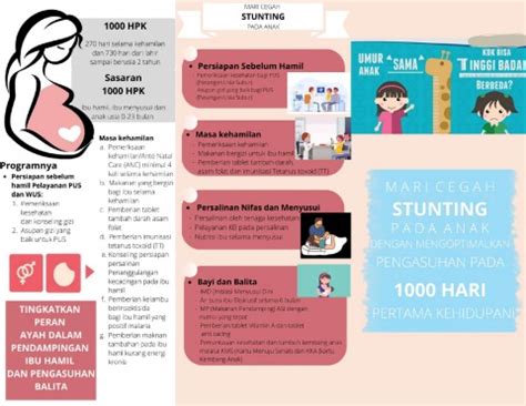 leaflet cegah stunting