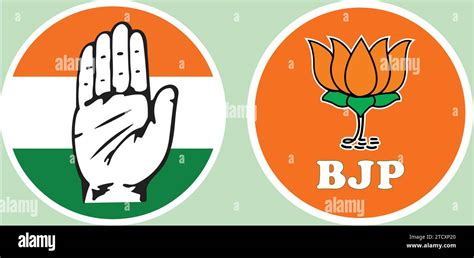 Indian National Congress Party Stock Vector Images Alamy