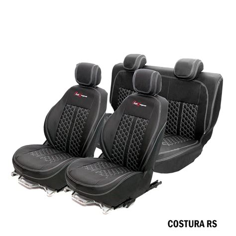 Capa De Couro Banco Autoxtreme Renault Sandero Sob Medida Shopee