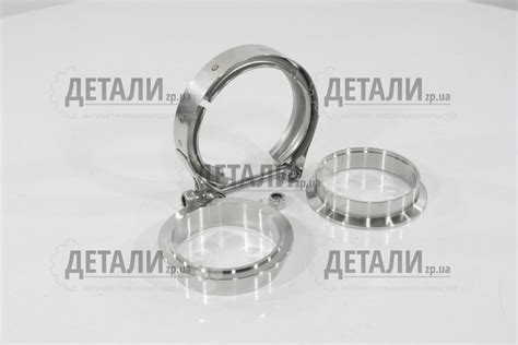 Хомут глушника з фланцями (76мм) іномарка EuroEx EuroEx EX-VB1076F ...