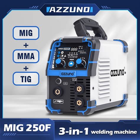 AZZUNO Inverter Welding Machine 3 In 1 Gasless Portable Welding Machine