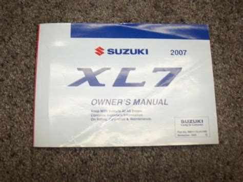 Buy Suzuki Xl Operator User Guide Owner Manual Luxury Special