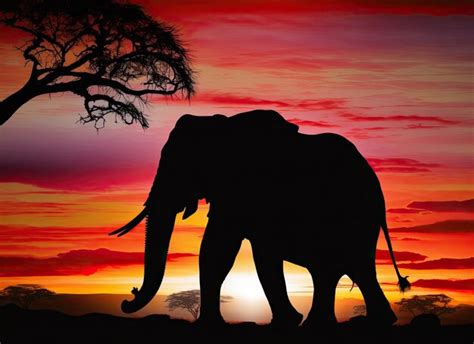 Premium Ai Image African Elephant