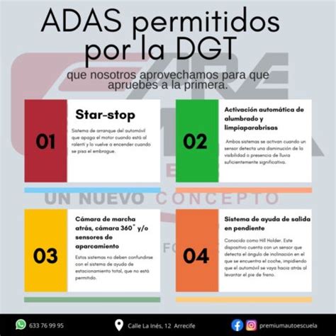 Adas Permitidos Por La Dgt Autoescuela Premiun