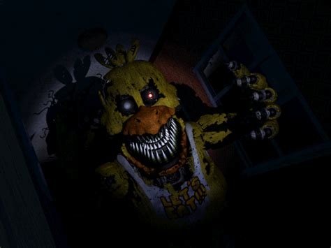 Image Fnaf4 Jumpscare Chicaindoorway My Miis Wiki Fandom